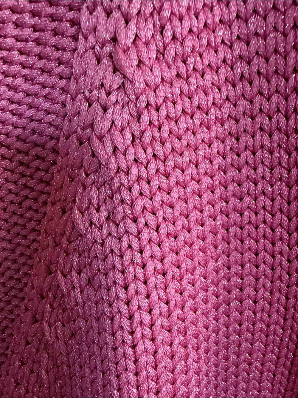 Lela Rose Raspberry V-Neck Knit Pullover - Picture 4 of 4